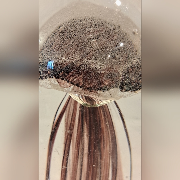 Brown Jellyfish Glass Paperweight. - Picture 4 of 8
